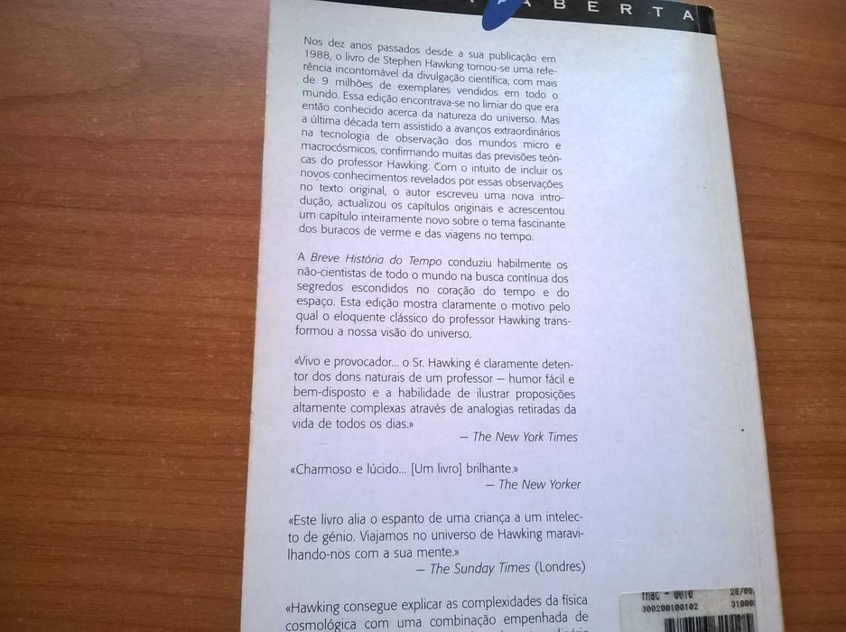 Breve História do Tempo - Stephen Hawking