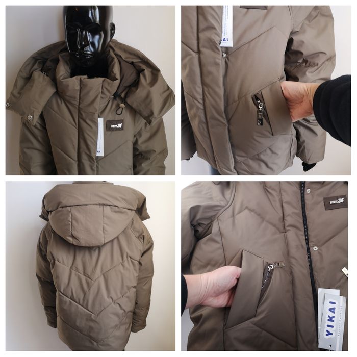 Зимова куртка на середню і крупну статуру 140, 146, 152, 158, 164