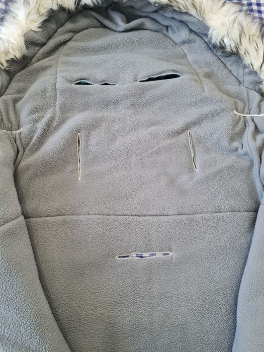 Śpiworek do wózka + muffka