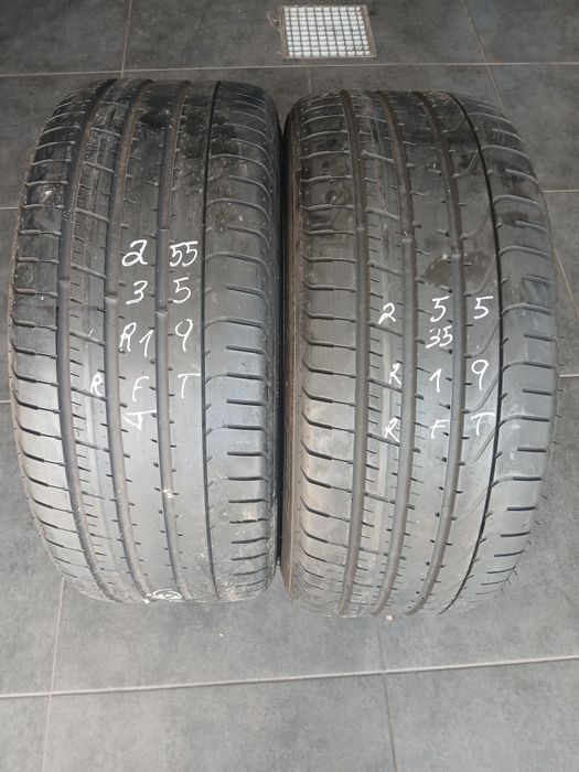 2 pneus 255 35 r19 RFT pirelli