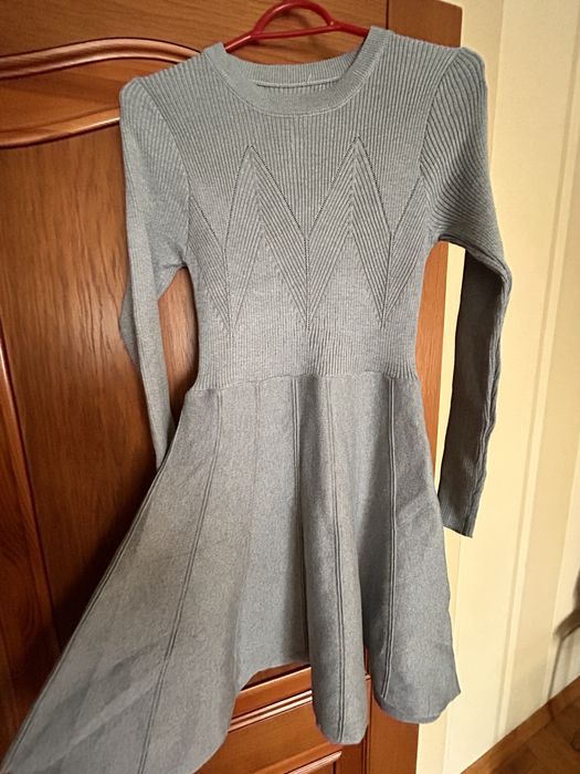 Сукня плаття в рубчик