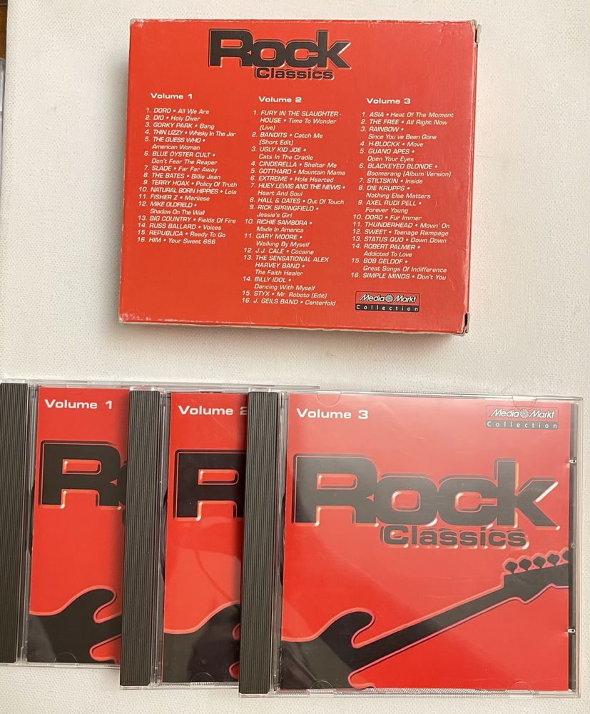 Rock classics 3 CD box Media Markt collection