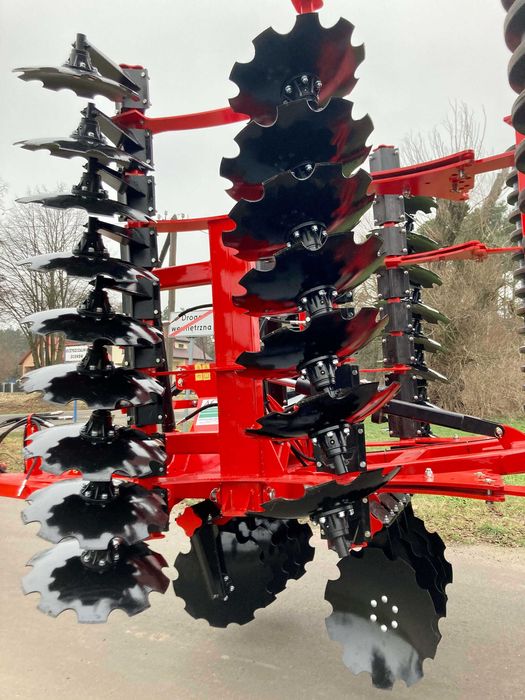 Agregat talerzowy 5m hydraulicznie składany Brona talerzowa