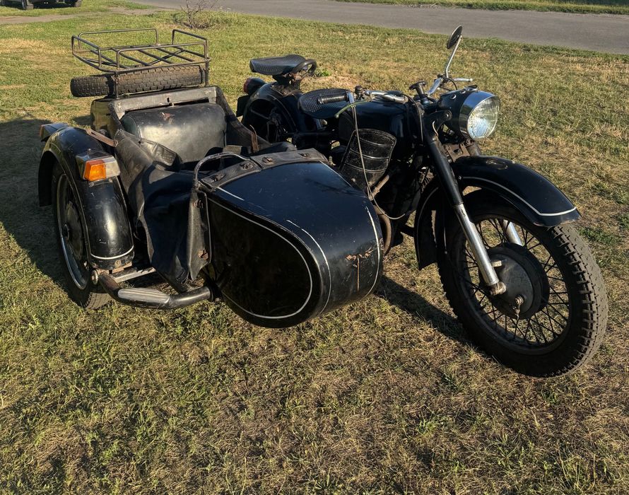 Продам мотоцикл МТ-12 (1978 р.)з ведучою коляскою, заднім ходом +донор
