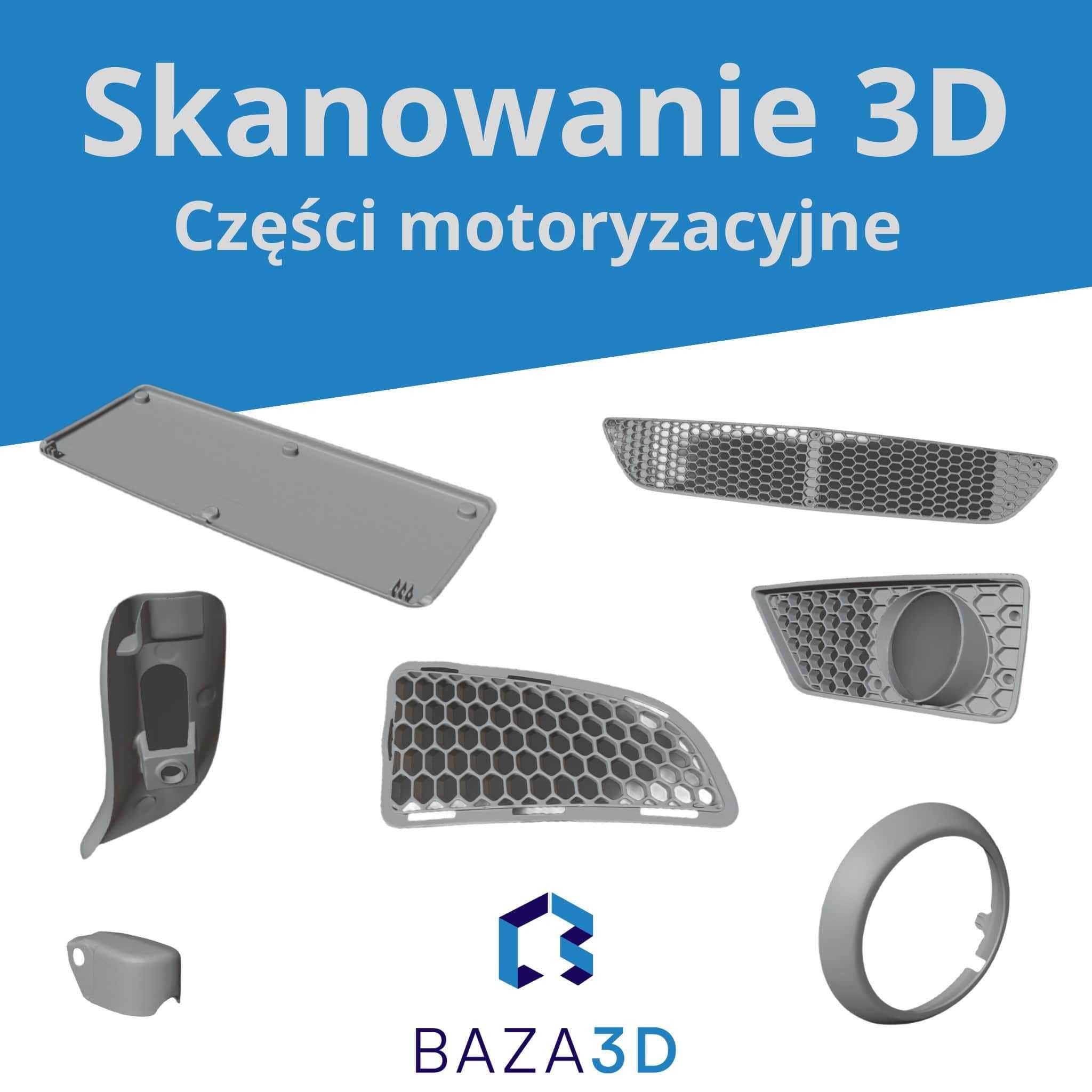 skanowanie 3D, druk 3D, projektowanie 3D - Baza3D