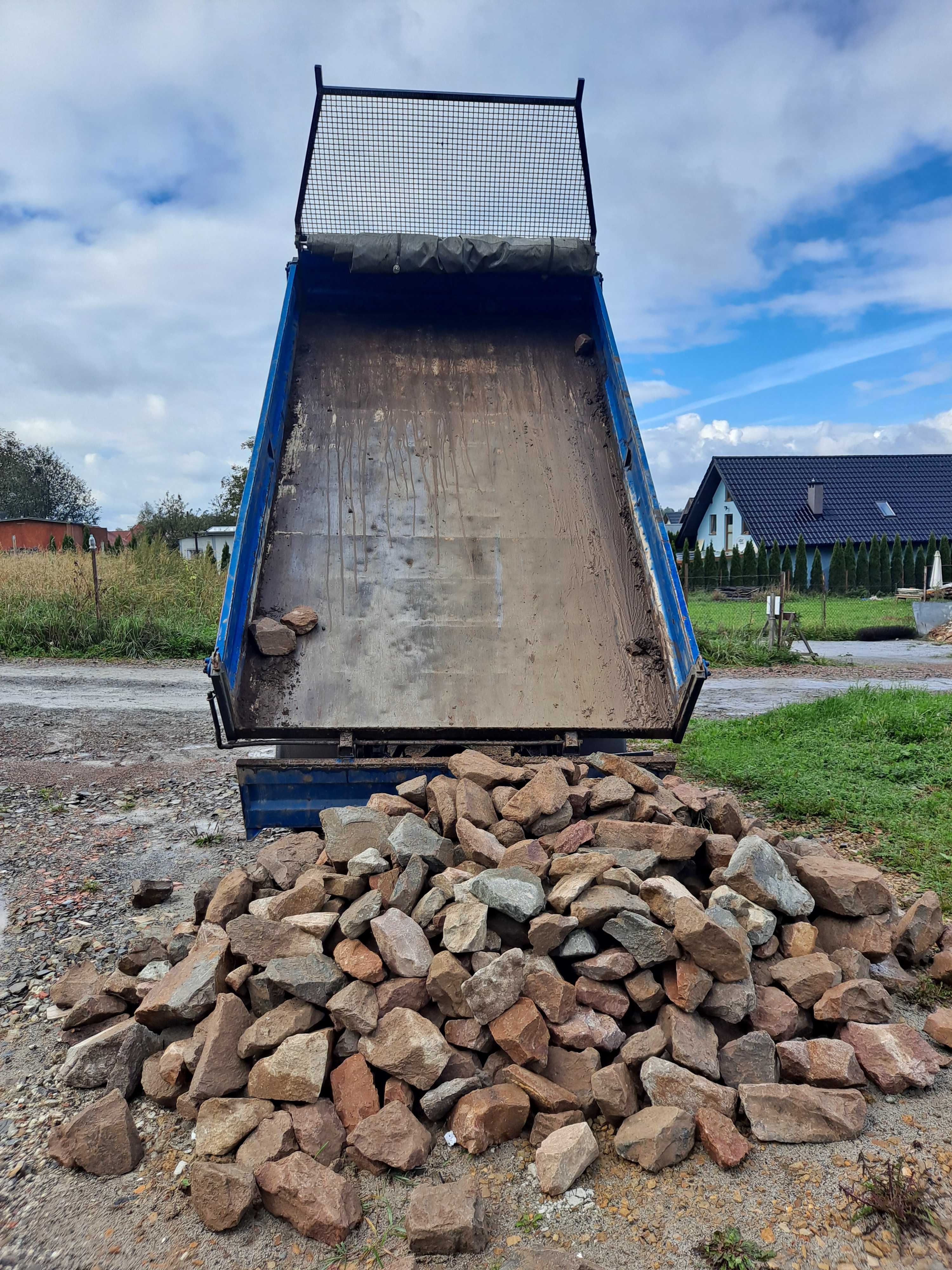 Kamień ozdobny ogrodowy, żwir otoczak lodowy 16-32 mm, wywrotka 3,5 t