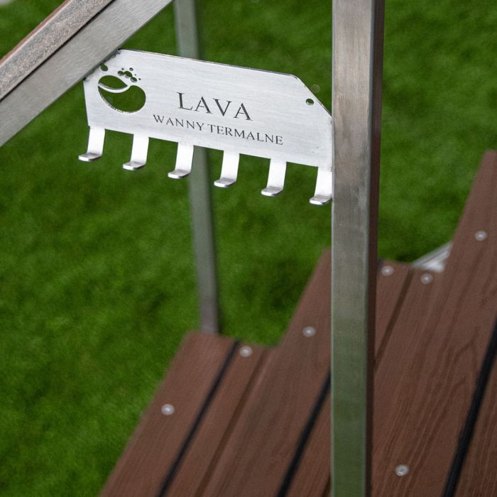 LAVA stal inox Premium  4-5 Wanna Termalna SPA balia  stal nierdzewna