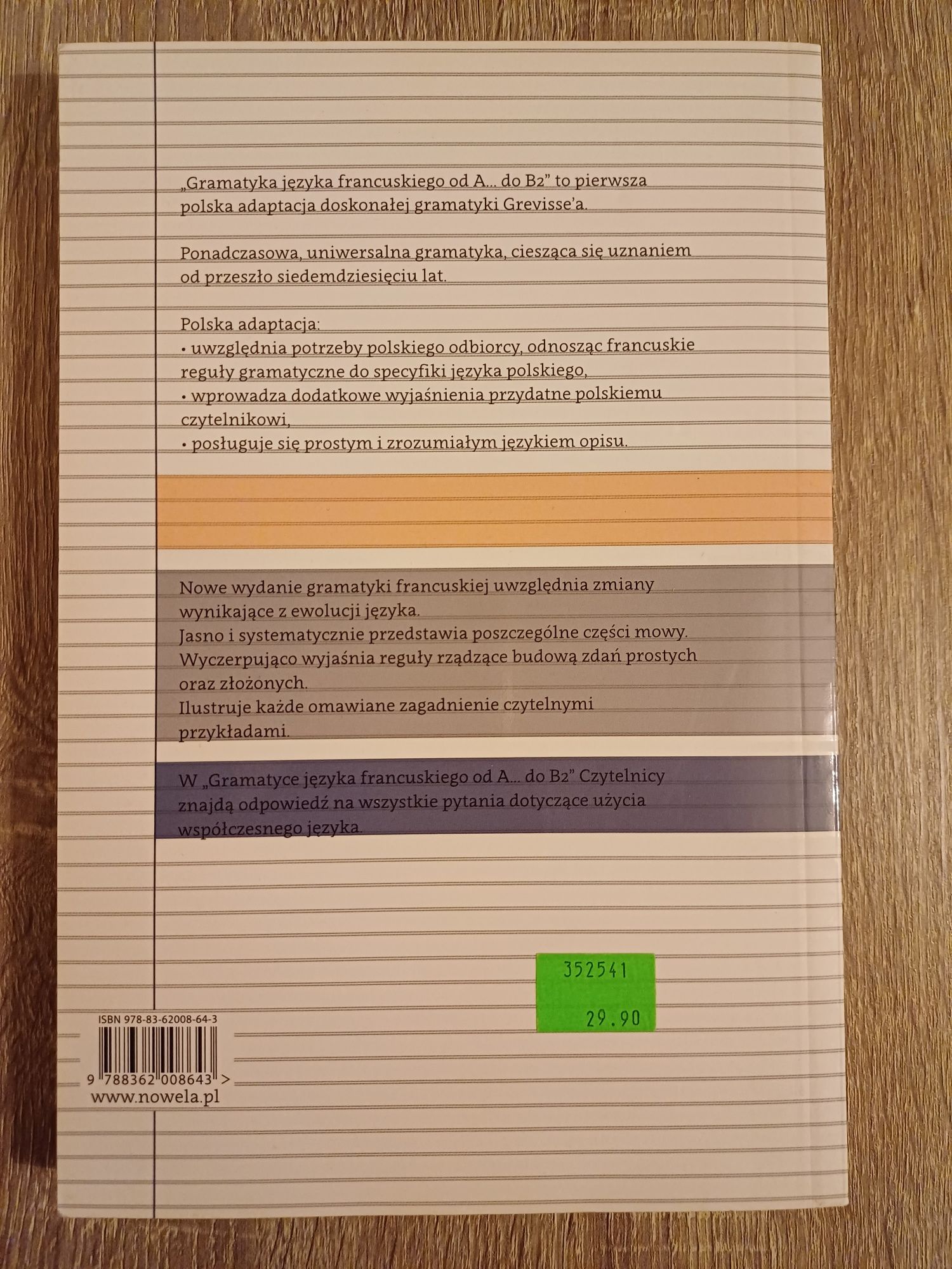 Nowa książka "Gramatyka języka francuskiego od A do B2"