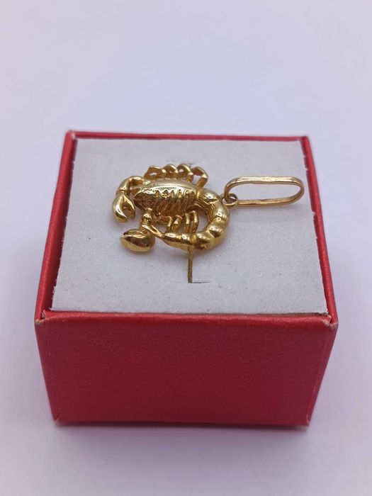 Złota Zawieszka Złoty Wisiorek Znak Zodiaku Skorpion PR.585 969/11/25s