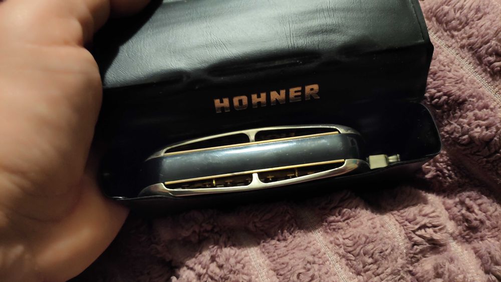 Губна гармошка Hohner chrometta 8. Як нова. + Чохол