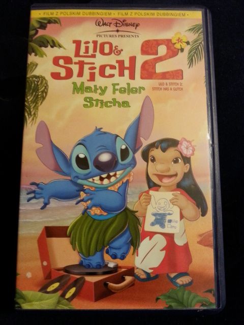 Bajki kreskówki na VHS Madagaskar Lilo i Stitch 2 i inne