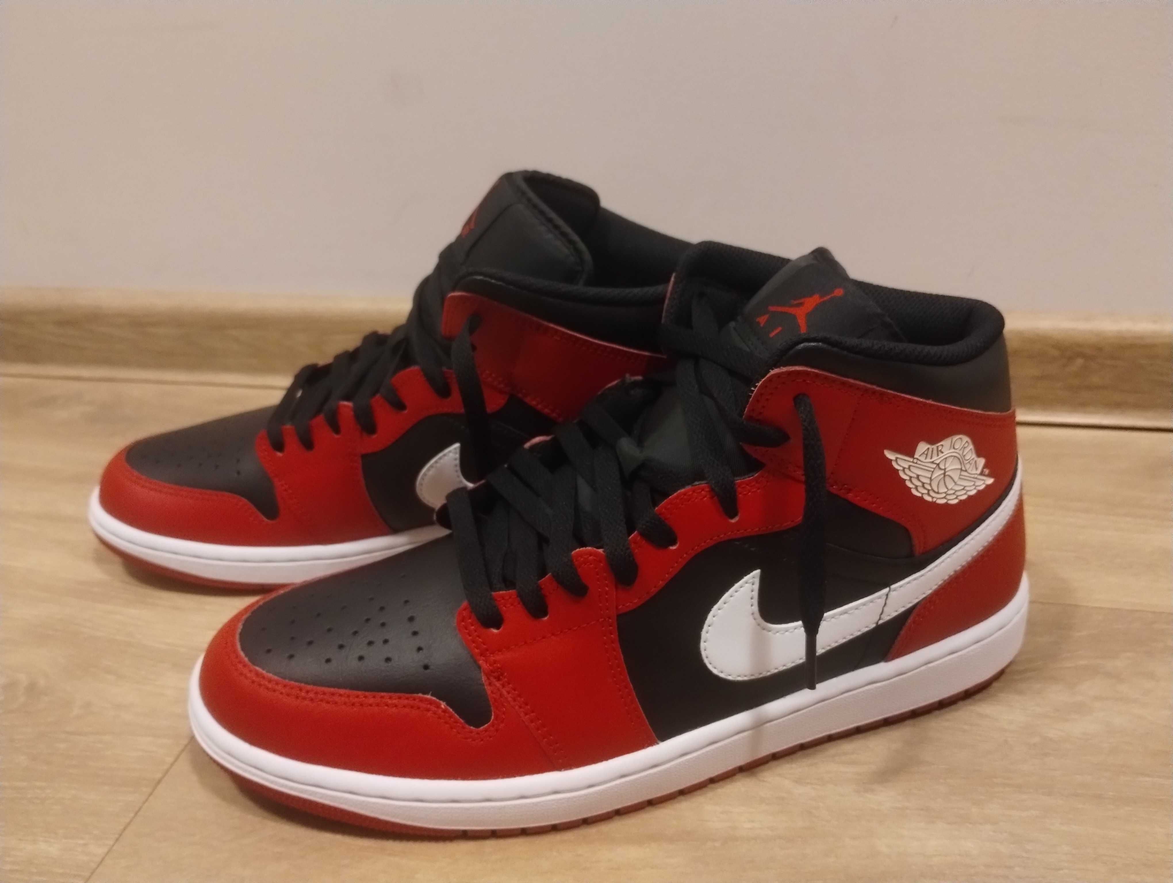 Nike Air Jordan 1 Mid black-white/gym-red