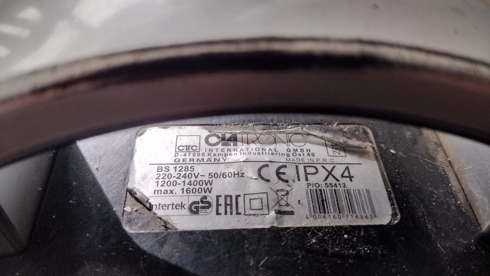 Odkurzacz przemysłowy Clatronic 1600 W