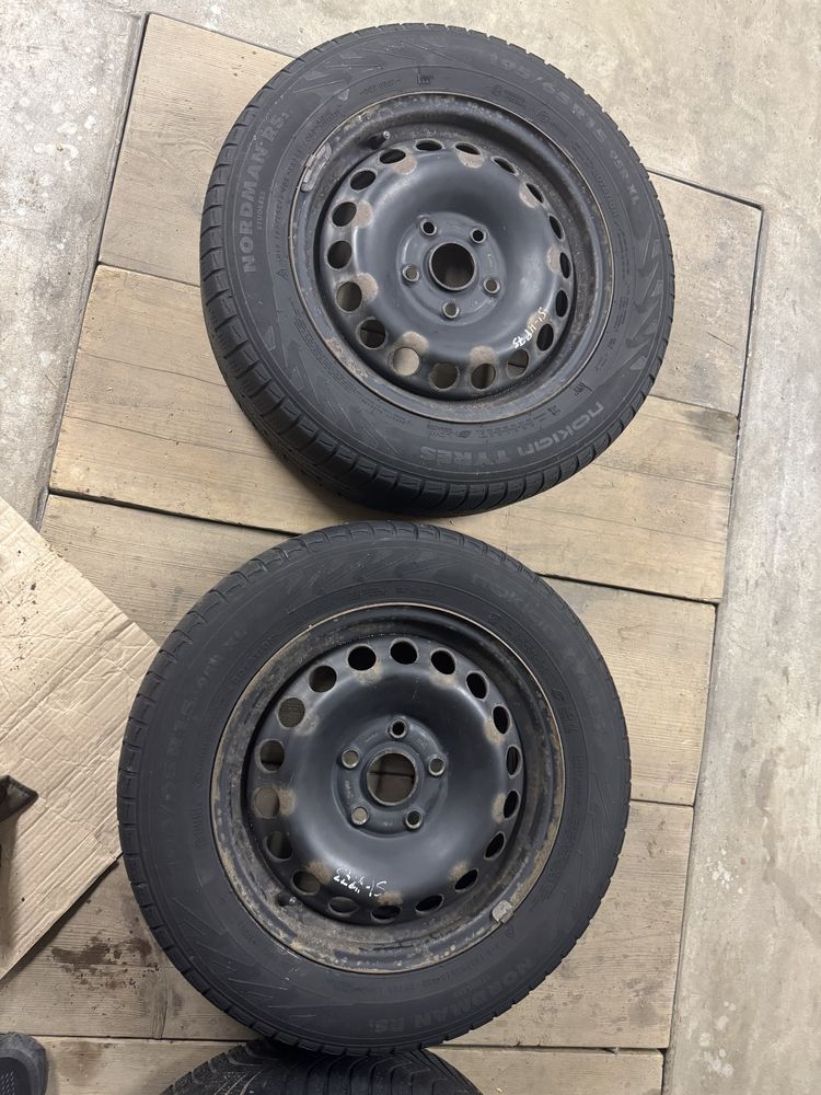 Продам диски с зимой  5 112 r15 195 65