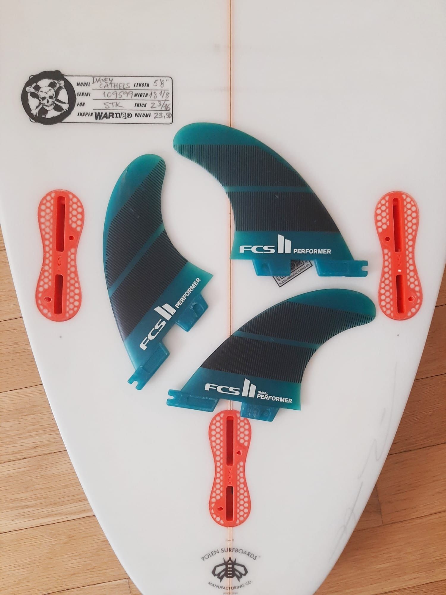 Prancha surf Warner Davey Cathels 5.8