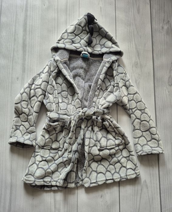 Szlafrok dinozaur 122/128 cm