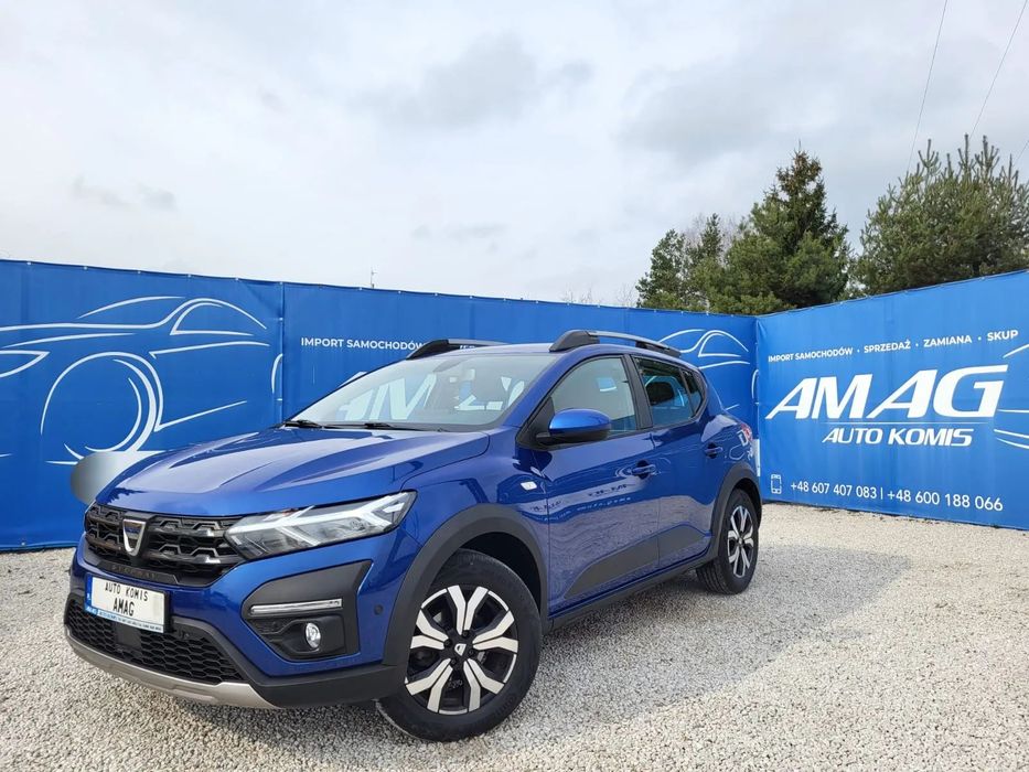 Dacia Sandero Stepway 2xKluczyk*Automat*Tablet*Czujniki*LED*Bluetooth*KLIMA*Gwarancja wcenie