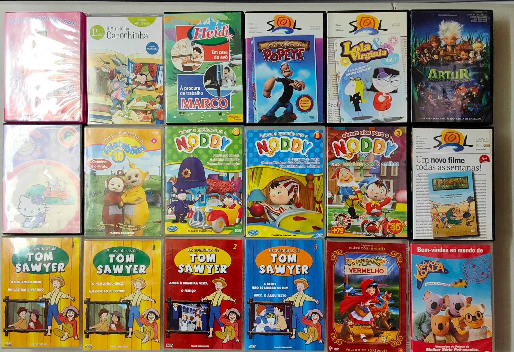 Lote Dvd Infantil 1 - Ver lista Abaixo - PROMOÇÂO 1 €