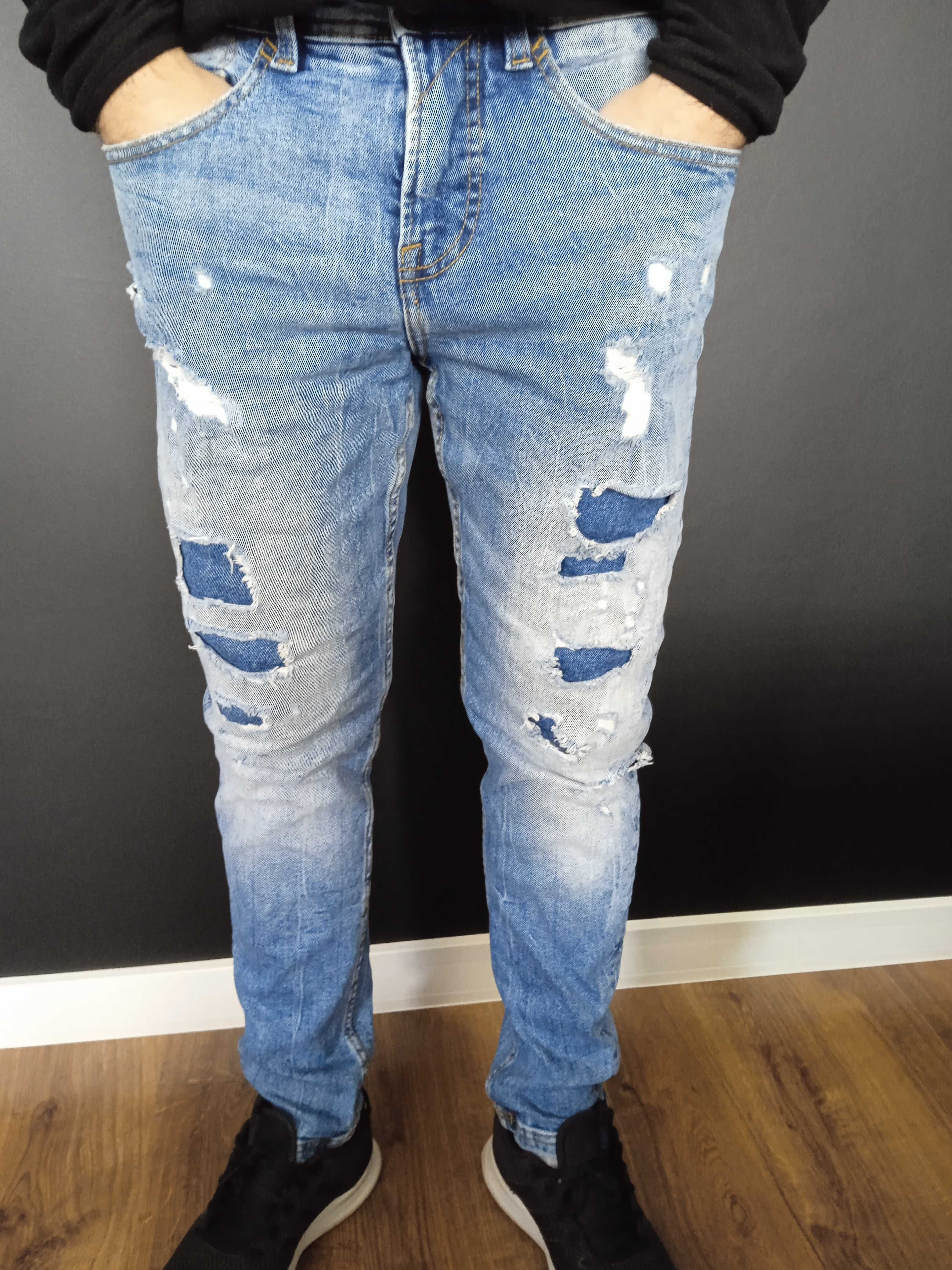 Spodnie jeansowe męskie Cropp