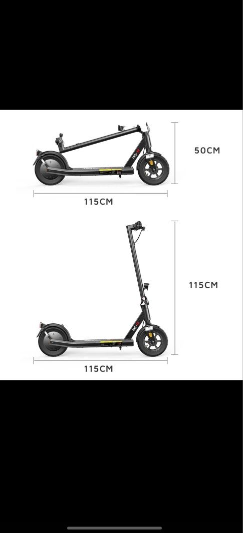 Trotinete 500w iscooter i9s