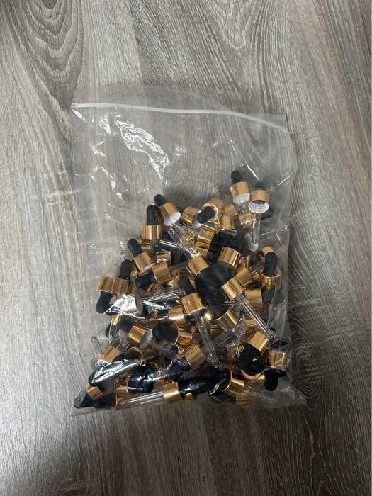 Frascos de vidro 15ml + conta gotas