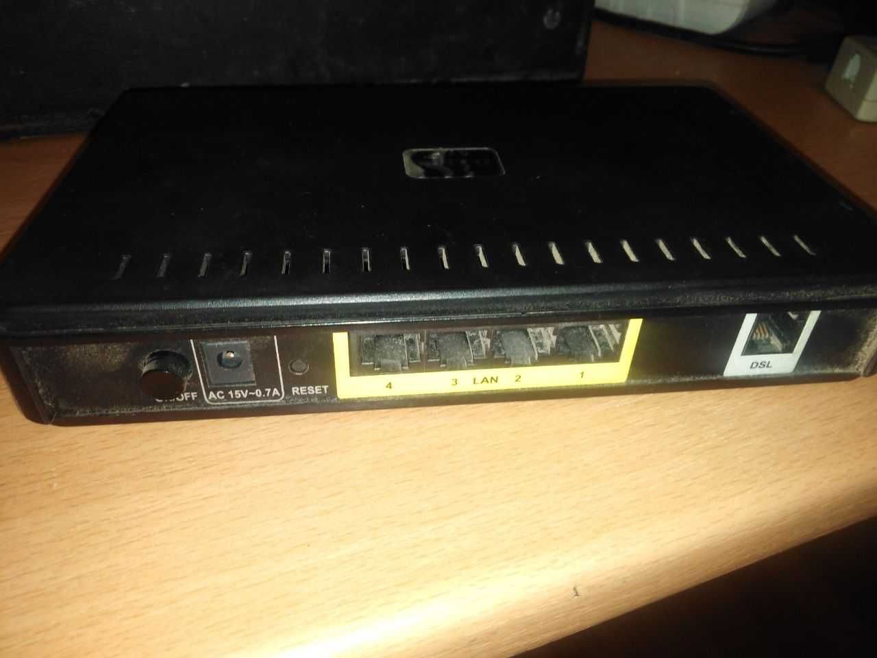 ADSL набор - роутер провода коммутация и тд