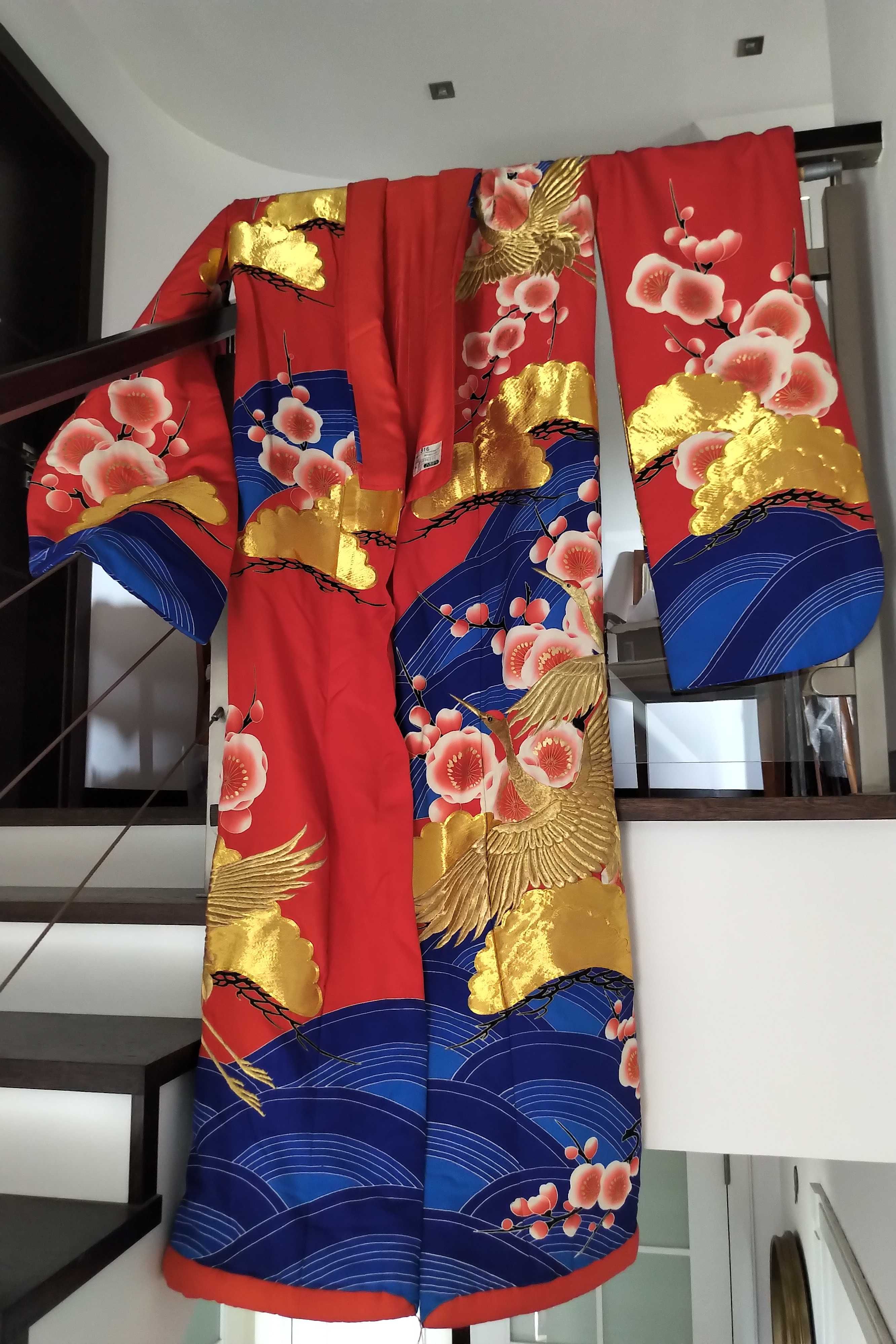 Kimono weselne piekne orginalne Japonskie Uchikake  jakosc premium