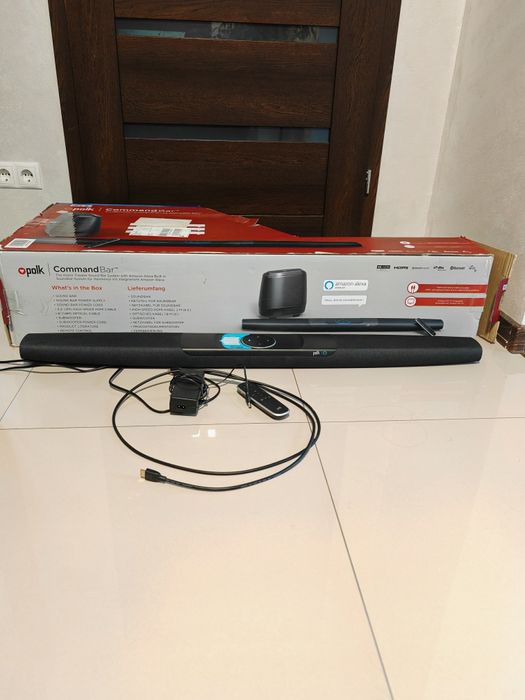 Soundbar Polk Audio Command Bar 2.1 260W WiFi Alexa Dolby