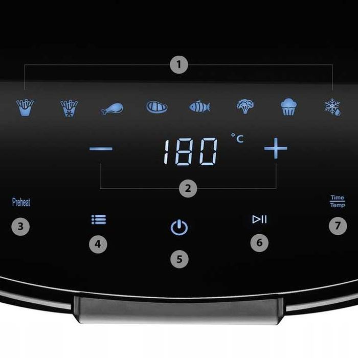 SUPER frytkownica beztłuszczowa air fryer MOCNA 1500W - atest