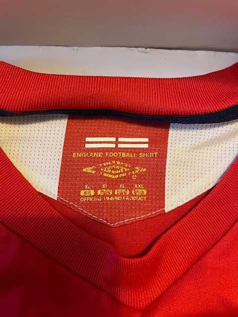 Koszulka piłkarska Anglia #9 Rooney retro Umbro rozmiar XL
