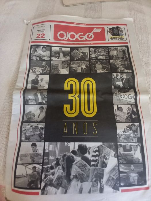 Especial 30 Anos do jornal O Jogo