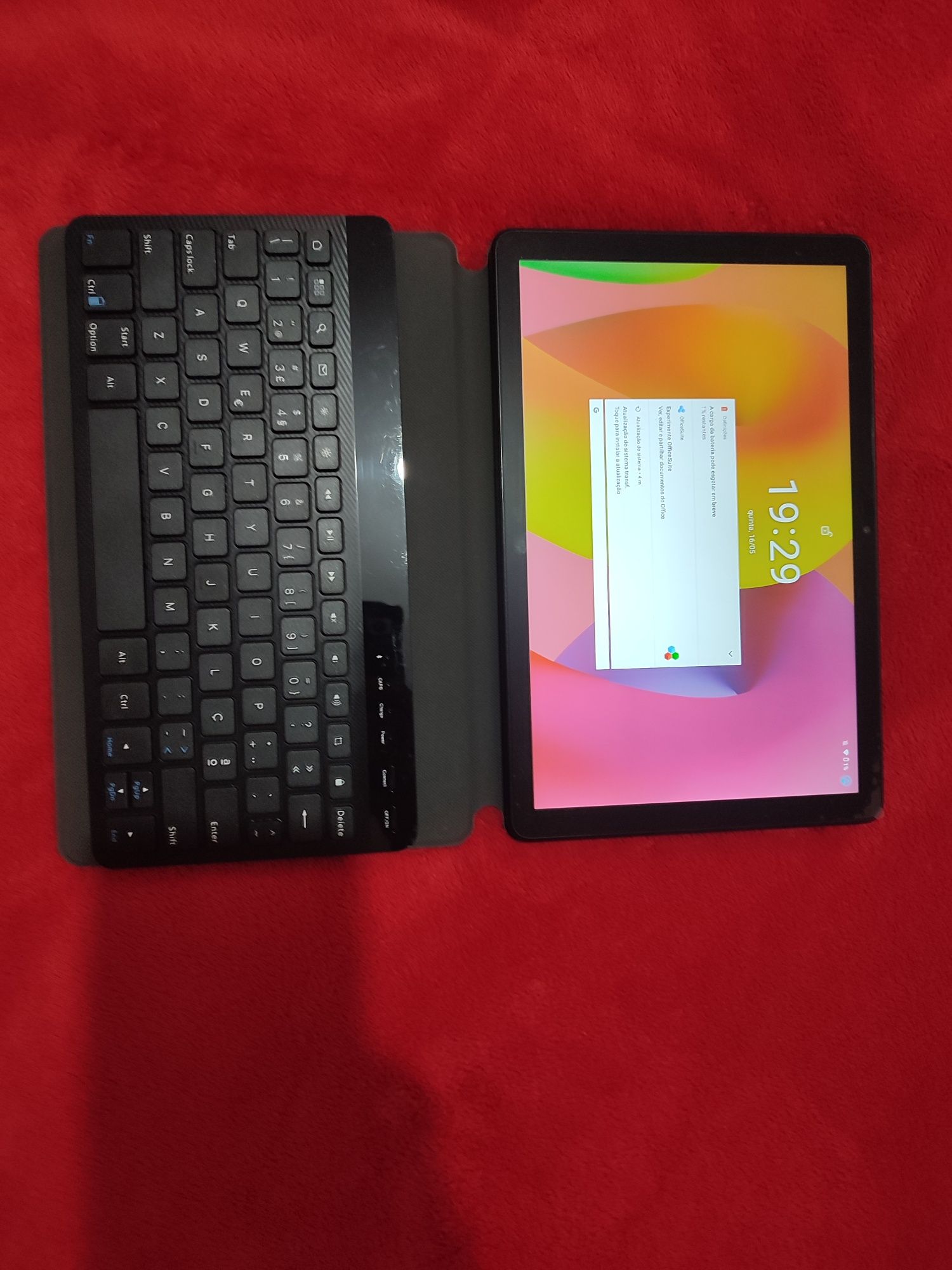 Tablet com teclado