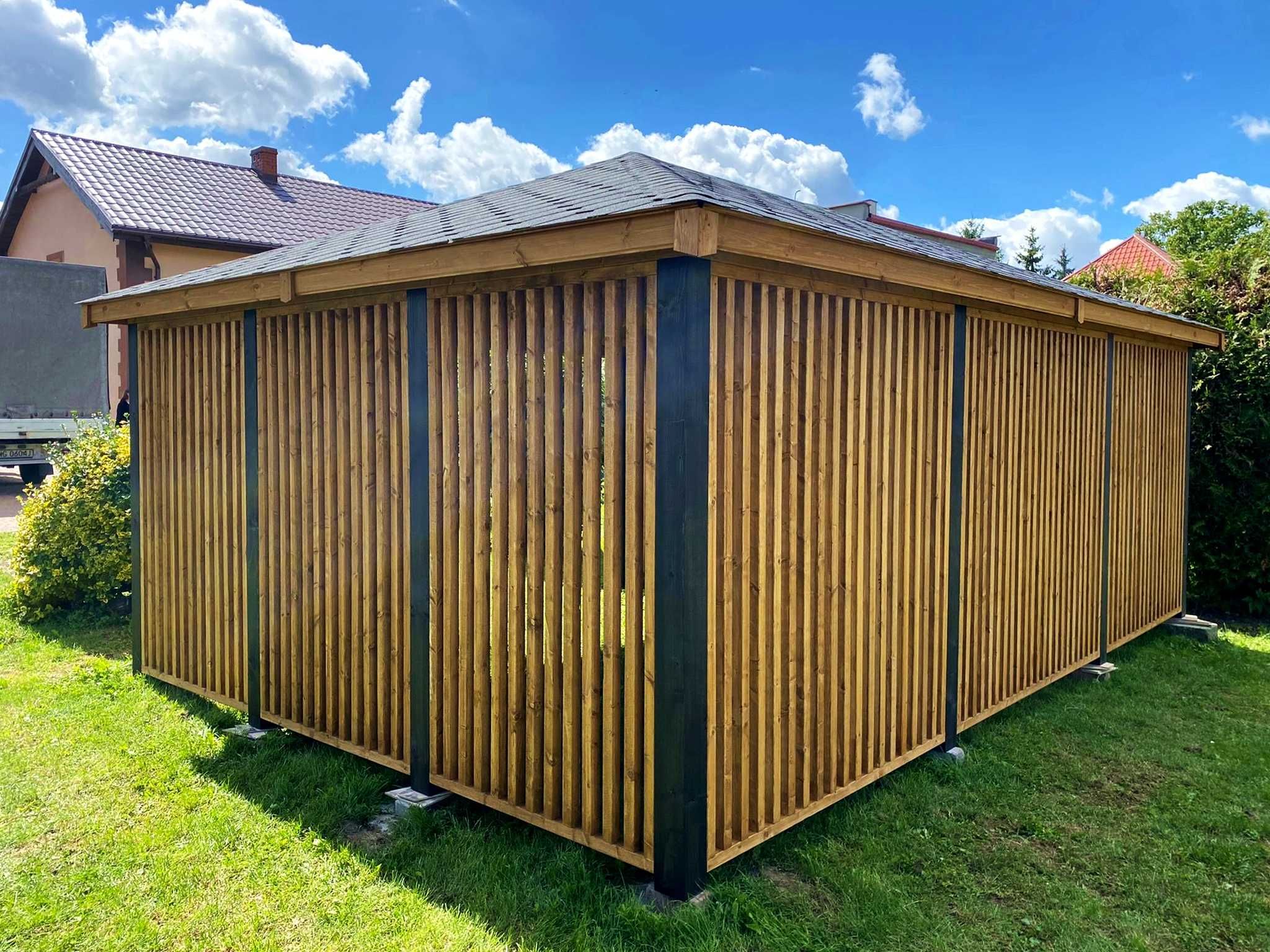 Altana ogrodowa 6m x 4m Nowoczesna altana drewniana - PRODUCENT