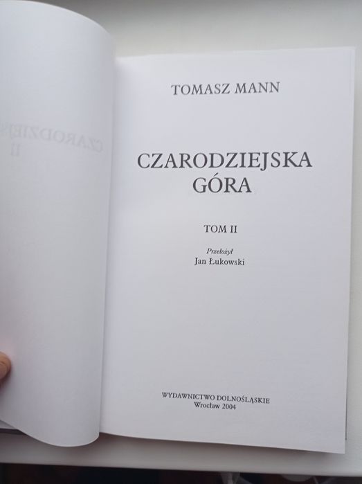 Tomasz Mann - czarodziejska góra tom 1 - 2