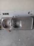 Banca inox 2 cubas