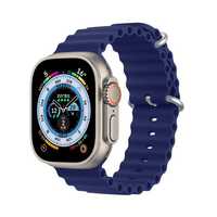 Pasek Dux Ducis OceanWave do Apple Watch 8/7/6/5/4/3/2/SE, Granat