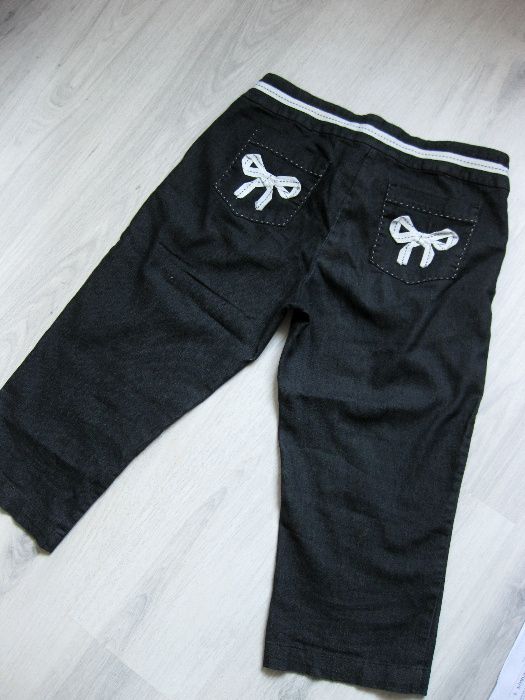 Spodnie jeans damsko - młodzieżowe / "Rybaczki"