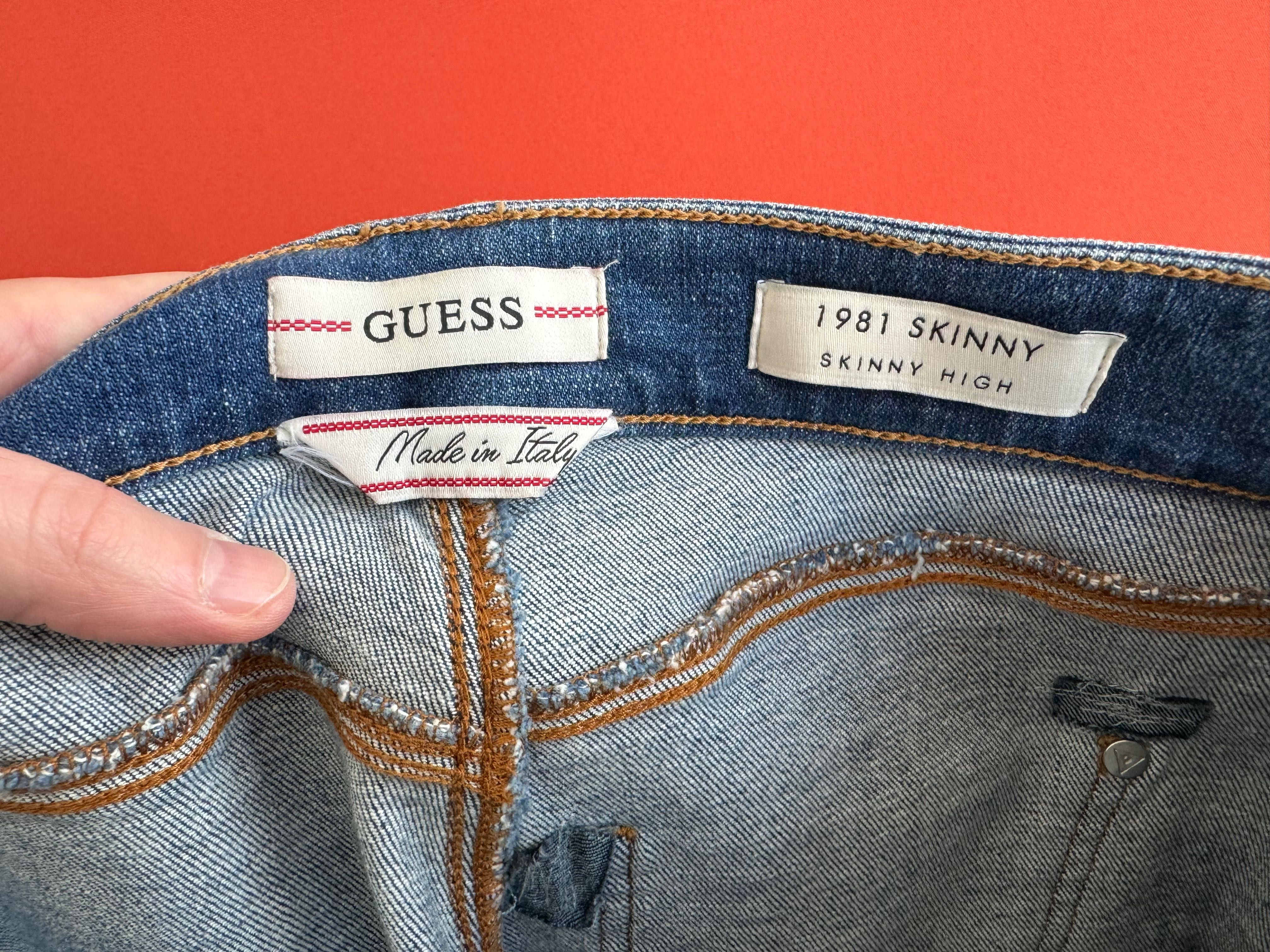 Guess оригинал женские джинсы скинни размер 34 S M Б У