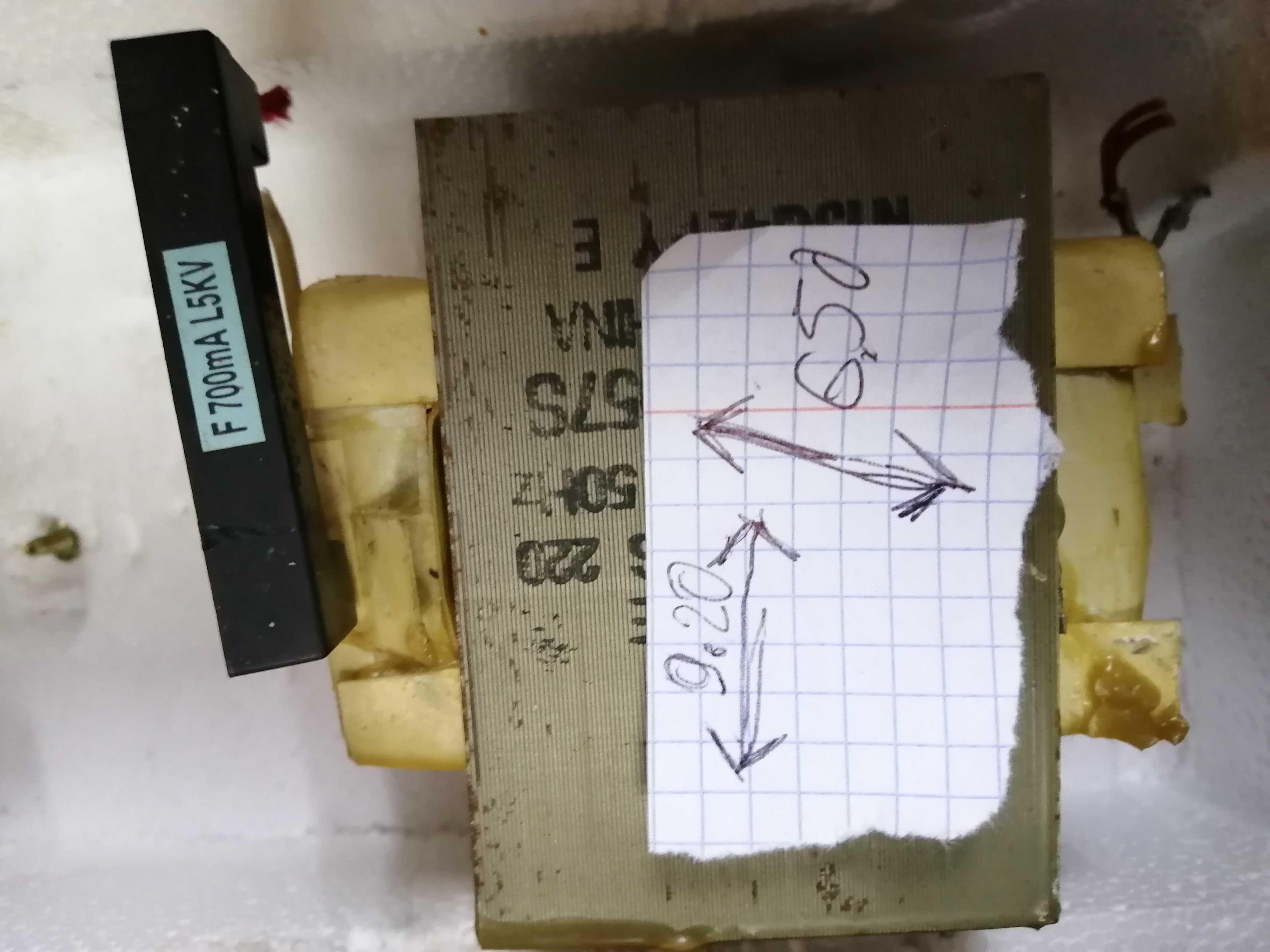 Transformator mikrofalówki LG