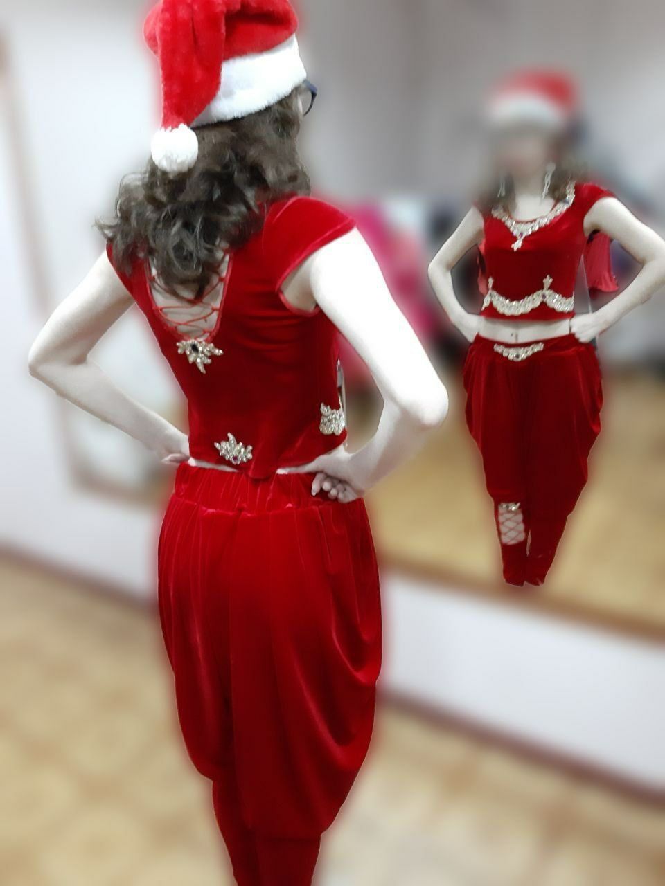 Червоний костюм "Індія" для танців