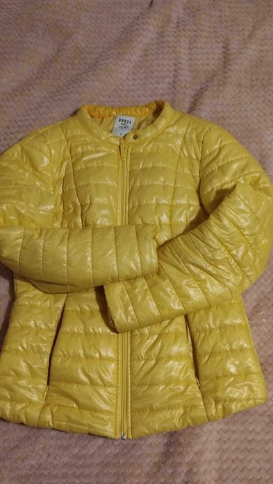 Kurtka damska żółta, jakby puchowa, 100% poliester, firmy House roz. L