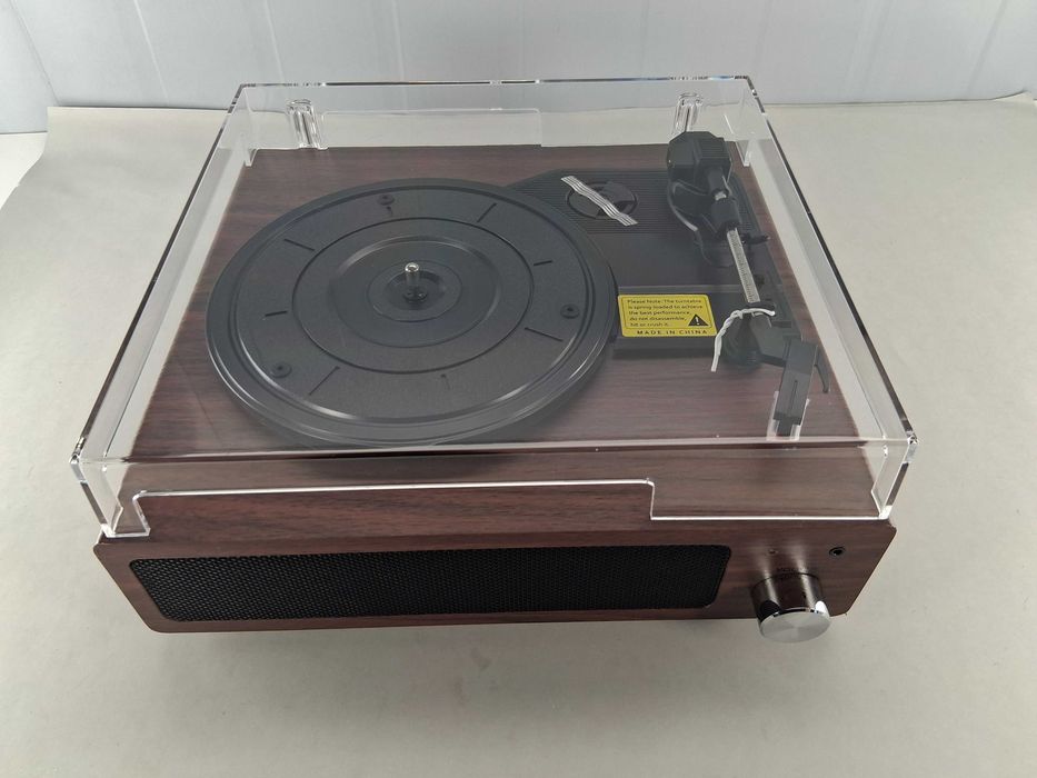 C243 Retro A6 Record System - Stylowy Odtwarzacz Muzyczny z Głośnikami