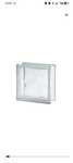 Bloco de vidro neutro 19 X 19 X 8 cm Transparente