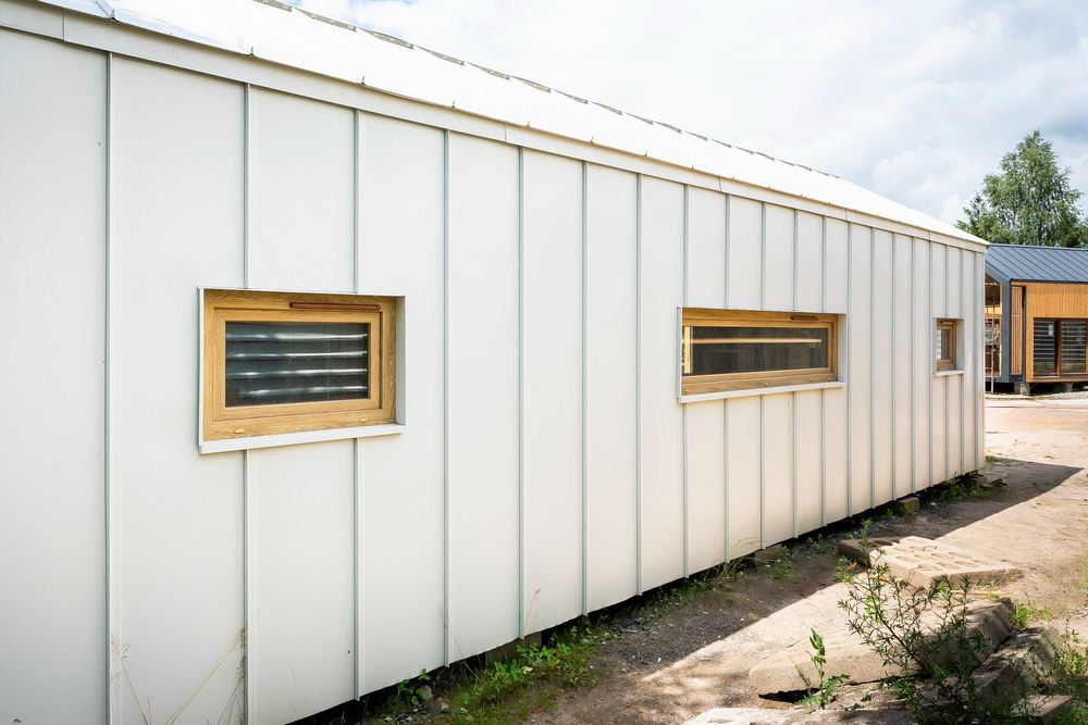 Domek mobilny całoroczny Nowoczesna Stodoła