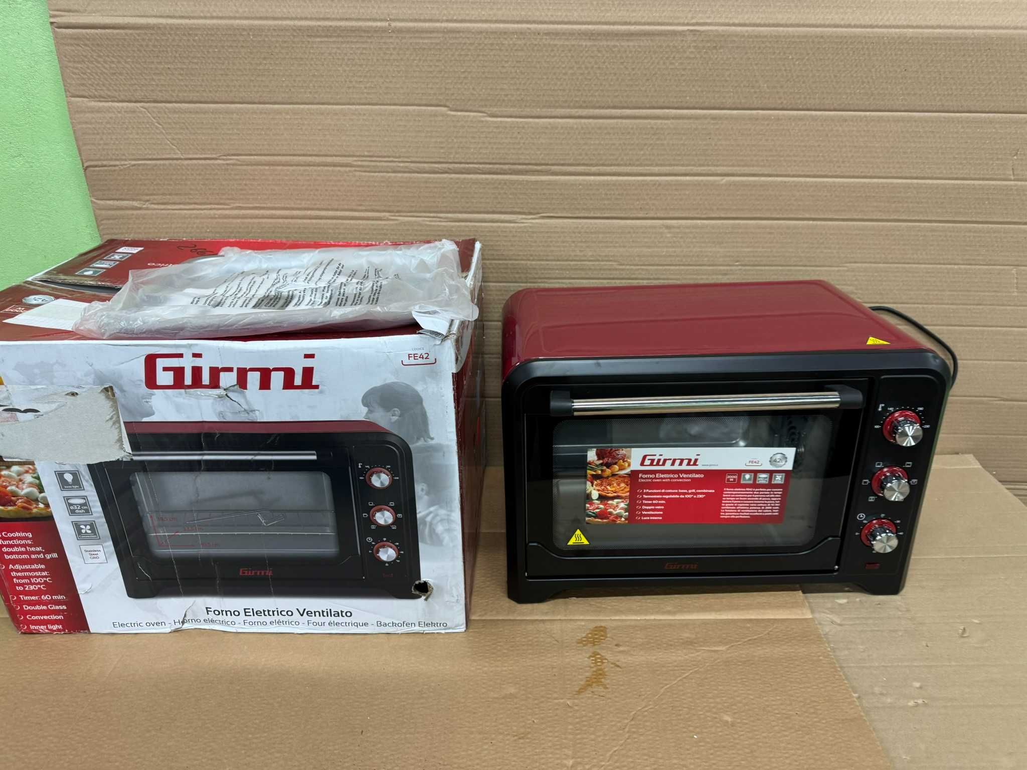 Piekarnik elektryczny  TERMOOBIEG 42L Girmi grill