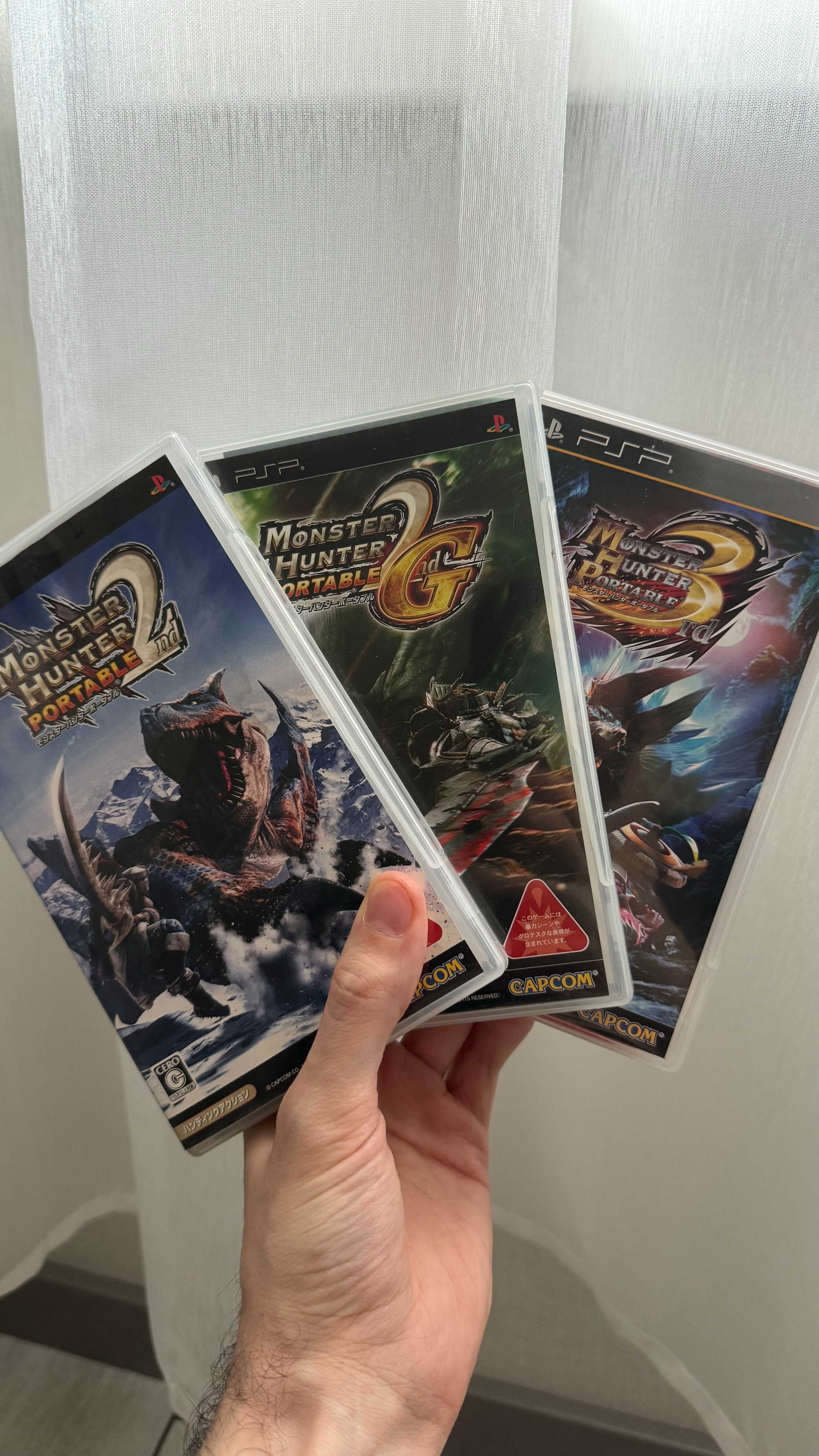 Лот Monster Hunter Portable 2nd & 2nd G & 3rd - PlayStation Portable