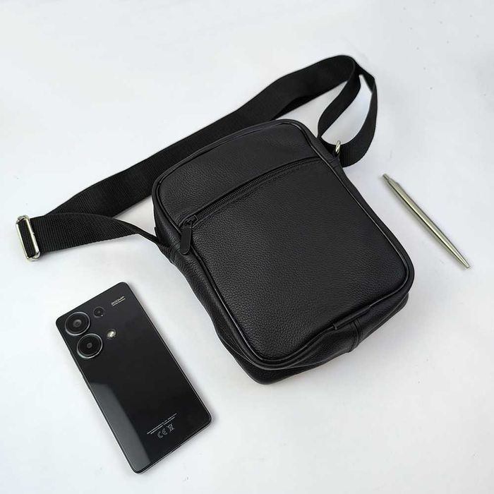 Якісна чоловіча сумка з натуральної шкіри