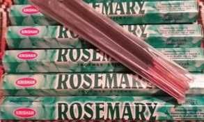 Conjunto incenso Krishan - Rosemary / Alecrim - portes incluidos