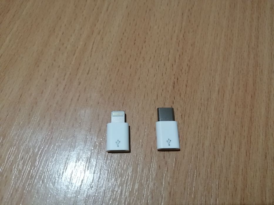 Переходник №1 micro usb -> Apple Lightning iPhone №2 micro usb->Type-C