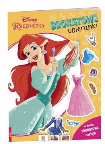 Disney Księżniczka. Brokatowe ubieranki - praca zbiorowa